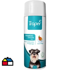 TRAPER - Shampoo en Espuma Seca para Perro 170 ml