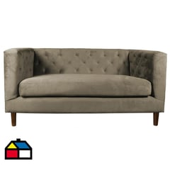 LATAM HOME - Sofa Brescia 2 Cuerpos Velvet