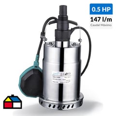 LEO - Bomba sumergible 0,5hp 147l/min