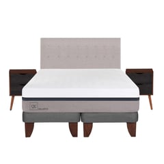 CIC - Cama europea balance king + muebles