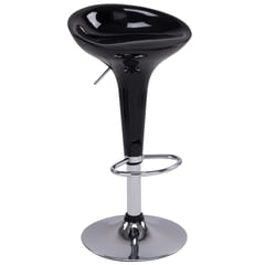 JUST HOME COLLECTION - Silla Bar Tulipa Negro 87.5x43.5x41 cm