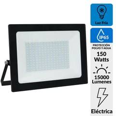 HALUX - Reflector 150W Luz Fria Negro