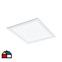 EGLO - Panel embutido aluminio blanco LED 16W