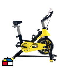 LIVE SPORT - Bicicleta spinning yellow/black 7903.