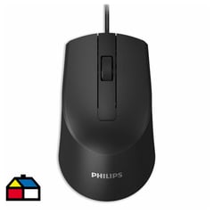 PHILIPS - Mouse Alambrico SPK7104 Negro