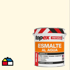 TOPEX - Esmalte al agua pro 2000 semibrillo marfil oriental 1gl