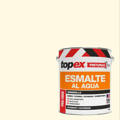 TOPEX - Esmalte al Agua Semibrillante 1 galón(es) Blanco Marfil Oriental