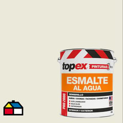 TOPEX - Esmalte al agua pro 2000 semibrillo blanco invierno 1gl