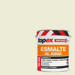 TOPEX - Esmalte al Agua Semibrillante 1 galón(es) Blanco