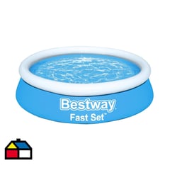 BESTWAY - Piscina borde inflale fast set 183x183x51 cm 940 litros