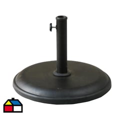 JUST HOME COLLECTION - Base concreto redondo 16 kg negra