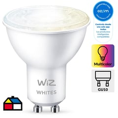 WIZ - Ampolleta inteligente LED Wifi GU10 4,9W luz blanca cálida/fría