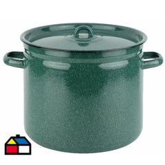 FANTUZZI - Olla alta 26 cm 12 l acero carbonico verde