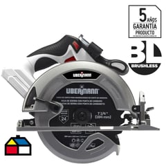 UBERMANN - Sierra circular inalámbrica 7 1/4" 20V sin batería