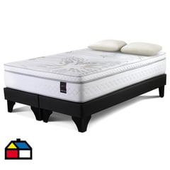 ROSEN - Cama Europea Art 4 Super King Base Dividida/Almohada Memory