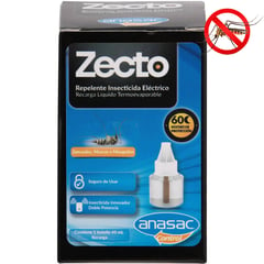 ZECTO - Insecticida recarga botella liquida 1 unidad