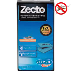 ZECTO - Insecticida recarga tableta insecticida 12 unidades