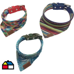KIBOO PETS - Collar pañuelo S diseño colores surtidos