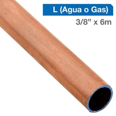 E P C - Cañería Cobre L Gas-Agua 3/8" x 6m