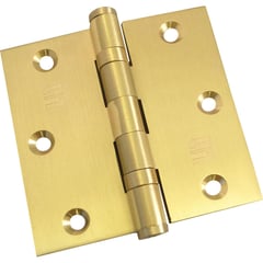 SCANAVINI - Bisagra 3½"x3½" bronce sólido satinado blister