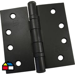 SCANAVINI - Bisagra 4"x4" acero negro colonial blister