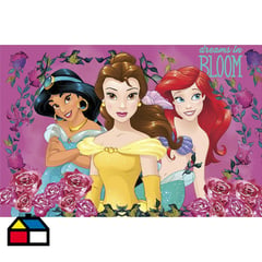 DISNEY - Alfombra Princesas bloom 80x120 cm