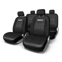 SPARCO - Set de Fundas para Asientos PVC 9 Piezas