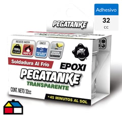 PEGATANKE - Soldadura Epóxica de 2 Componentes en Frío Color Transp