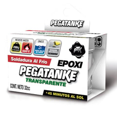 PEGATANKE - Soldadura Epóxica de 2 Componentes en Frío Color Transp