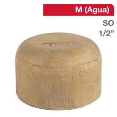 TAP - Tapa Gorro Bronce SO 1/2" 1u