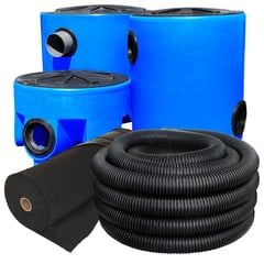 AMERPLAST - Kit Completo para Fosa Séptica 2400 L