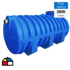 AMERPLAST - Fosa Séptica Horizontal 2800 L