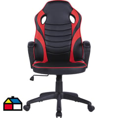 ONE SIT - Silla Gamer Pow Negro/Rojo