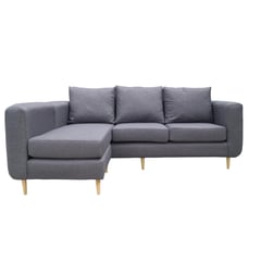 SOFAS HOME - Seccional Amberes 3 Cuerpos Chenille 230x90x85 cm