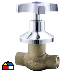 NIBSA - Llave de paso 3/4" SO SO bronce