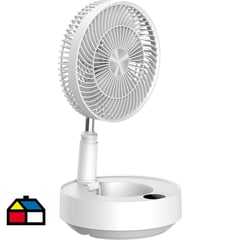 undefined - Ventilador recargable blanco 10W