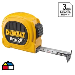 DEWALT - Huincha de medir 8 metros plástico