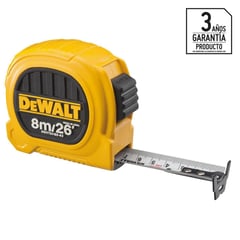 DEWALT - Huincha de medir 8 metros plástico