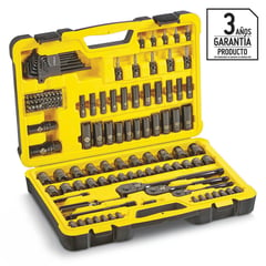 STANLEY - Set mecánico dados y llaves 150 piezas