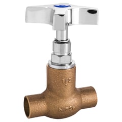 NIBSA - Llave de paso 1/2" SO SO bronce