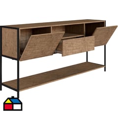 DECOCASA - Rack TV 50" 76x36x160 cm café