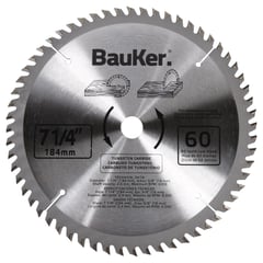 BAUKER - Disco de sierra circular 7 1/4" 60 dientes