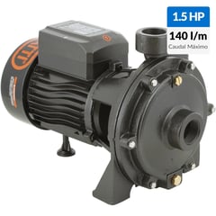 BERCATTI - Electrobomba superficie 1,5 HP centrífuga doble impulsor