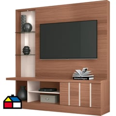 EXIT - Estante moderno TV 50" 180x180x42 cm natural/blanco