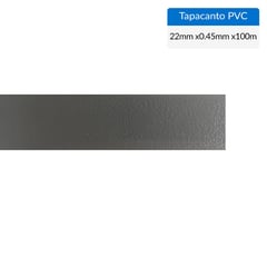 IMPERIAL - Tapacanto pvc grafito 22x0,45mm ro 100mt