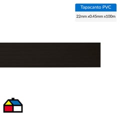 IMPERIAL - Tapacanto pvc wengue 22x0,45mm ro 100mt