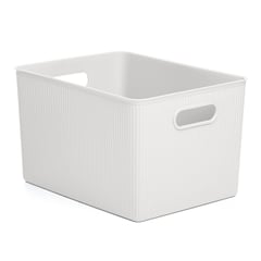 TATAY - Cesto Organizador 38.5x23x29.4 cm 22 l Blanco