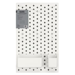 ISOFIT - Set para pared con accesorios blanco