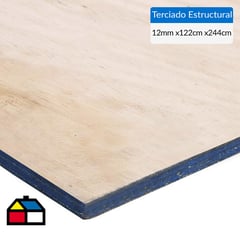 GENERICO - Terciado estructural pino 12mm 1,22x2,44