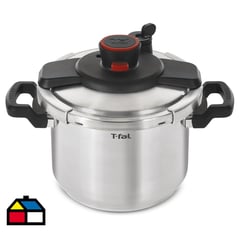 TEFAL - Olla a presión 7.6 Litros Acero inoxidable P4500936